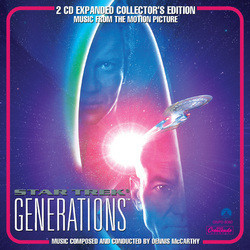 Star Trek: Generations Soundtrack (Dennis McCarthy) - CD cover