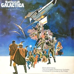 Battlestar Galactica Soundtrack (Glen A. Larson, Stu Phillips) - CD cover