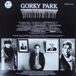 Gorky Park Soundtrack (James Horner) - CD Back cover