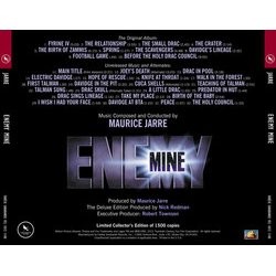 Enemy Mine Soundtrack (Maurice Jarre) - CD Back cover