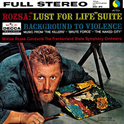 Lust For Life Suite / Background to Violence Soundtrack (Mikls Rzsa) - CD cover