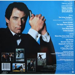 The Living Daylights Soundtrack (John Barry) - CD Back cover