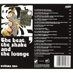 The Beat, The Shake and The Lounge, Vol. 1 Soundtrack (Various Artists) - CD Back cover