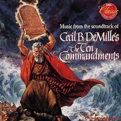 The Ten Commandments Soundtrack (Elmer Bernstein) - CD cover