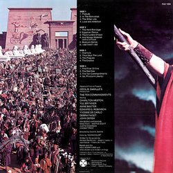 The Ten Commandments Soundtrack (Elmer Bernstein) - CD Back cover