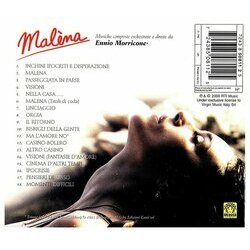 Malna Soundtrack (Ennio Morricone) - CD Back cover