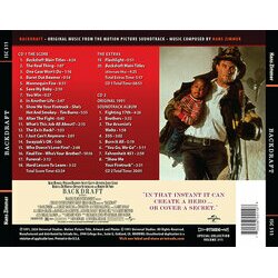 Backdraft Soundtrack (Hans Zimmer) - CD Back cover