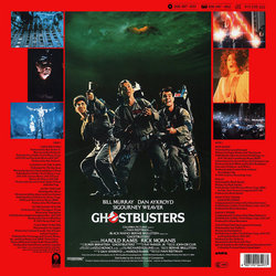 Ghostbusters Soundtrack (Various Artists, Elmer Bernstein) - CD Back cover