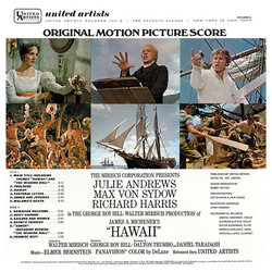 Hawaii Soundtrack (Elmer Bernstein) - CD Back cover