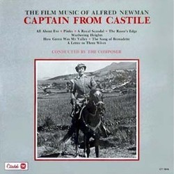 Captain from Castile Soundtrack (Alfred Newman) - CD cover