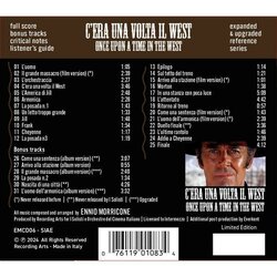 C'era una volta il West Soundtrack (Ennio Morricone) - CD Back cover