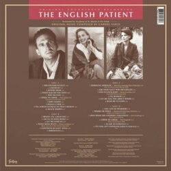 The English Patient Soundtrack (Gabriel Yared) - CD Back cover