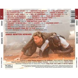 Blood Diamond Soundtrack (James Newton Howard) - CD Back cover