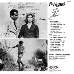 L'Avventura / L'Isola di Arturo Soundtrack (Giovanni Fusco, Carlo Rustichelli) - CD Back cover