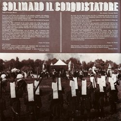 Solimano il Conquistatore Soundtrack (Francesco De Masi) - cd-inlay