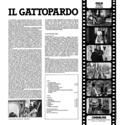 Il Gattopardo Soundtrack (Nino Rota) - CD Back cover