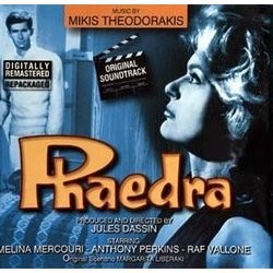 Phaedra Soundtrack (Mikis Theodorakis) - CD cover