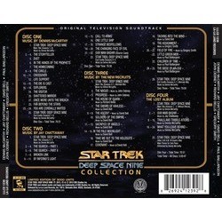 Star Trek: Deep Space Nine Soundtrack (Paul Baillargeon, David Bell, Richard Bellis, Jay Chattaway, John Debney, Dennis McCarthy, Gregory Smith) - CD Back cover