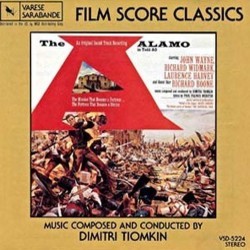 The Alamo Soundtrack (Dimitri Tiomkin) - CD cover