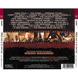 Mimesis Soundtrack (Diego Navarro) - CD Back cover