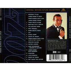 From Russia with Love Soundtrack (John Barry) - CD Back cover