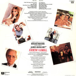 Panorama Para Matar Soundtrack (John Barry, Duran Duran) - CD Back cover