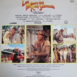 Las Minas del Rey Salomon Soundtrack (Jerry Goldsmith) - CD Back cover