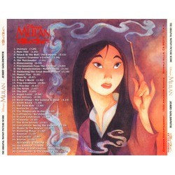 Mulan Soundtrack (Jerry Goldsmith) - CD Back cover