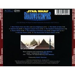 Star Wars: Shadows of the Empire Soundtrack (Joel McNeely) - CD Back cover