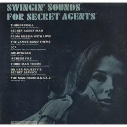 Swingin' Sounds For Secret Agents Soundtrack (John Barry, Jerry Goldsmith, Anton Karas) - CD cover