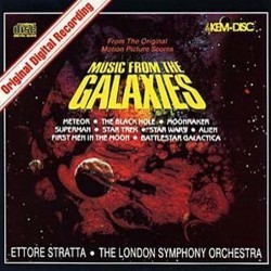 Music from the Galaxies Soundtrack (Richard Band, John Barry, Jerry Goldsmith, Laurie Johnson, Stu Phillips, Laurence Rosenthal, John Williams) - CD cover