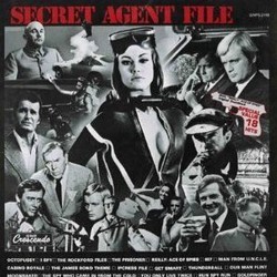 Secret Agent File Soundtrack (Burt Bacharach, John Barry, Jerry Goldsmith, Ron Grainer, Earle Hagen, Sol Kaplan, Monty Norman, Mike Post) - CD cover