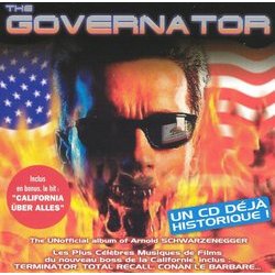 The Governator Soundtrack (Georges Delerue, Randy Edelman, Harold Faltermeyer, Brad Fiedel, Jerry Goldsmith, James Horner, James Newton Howard, Basil Poledouris, Alan Silvestri) - CD cover