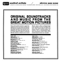 Original Soundtracks and Music from the Great Motion Pictures Soundtrack (Various Artists) - CD Back cover