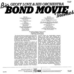 Big Bond Movie Themes Soundtrack (Burt Bacharach, John Barry, Paul McCartney, Monty Norman) - CD Back cover