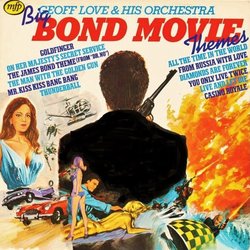 Big Bond Movie Themes Soundtrack (Burt Bacharach, John Barry, Paul McCartney, Monty Norman) - CD cover