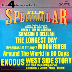 Film Spectacular! Soundtrack (Leonard Bernstein, Ernest Gold, Maurice Jarre, Jerome Moross, Clifton Parker	, William Walton, Victor Young) - CD cover