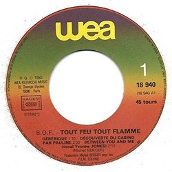 Tout feu, tout flamme Soundtrack (Various Artists, Michel Berger) - cd-inlay