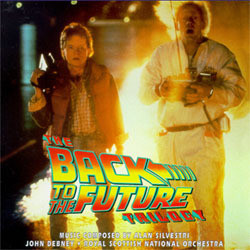 The  Back to the Future Trilogy Soundtrack (Alan Silvestri) - CD cover