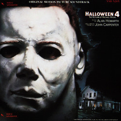 Halloween 4: The Return of Michael Myers Soundtrack (Alan Howarth) - CD cover