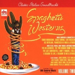 Spaghetti Westerns volume two Soundtrack (Luis Bacalov, Francesco De Masi, Antn Garca Abril, Ennio Morricone, Riz Ortolani, Piero Piccioni, Roberto Pregadio, Carlo Savina, Claudio Tallino, Armando Trovaioli) - CD cover