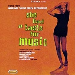 she had a taste for music Soundtrack (Franco De Gemini, Nico Fidenco, Bruno Nicolai, Armando Trovaioli, Teo Usuelli) - CD cover