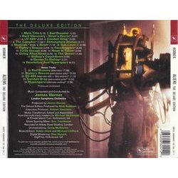 Aliens Soundtrack (James Horner) - CD Back cover