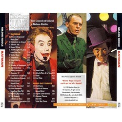 Batman Soundtrack (Nelson Riddle) - CD Back cover