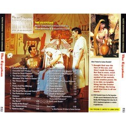 The Egyptian Soundtrack (Bernard Herrmann, Alfred Newman) - CD Back cover