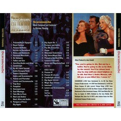 Scaramouche Soundtrack (Victor Young) - CD Back cover