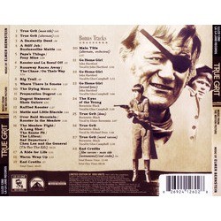 True Grit Soundtrack (Elmer Bernstein) - CD Back cover