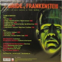 The Bride of Frankenstein Soundtrack (Franz Waxman) - CD Back cover