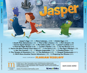 Jasper Soundtrack (Florian Tessloff) - CD Back cover