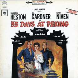 55 Days at Peking Soundtrack (Dimitri Tiomkin) - CD cover